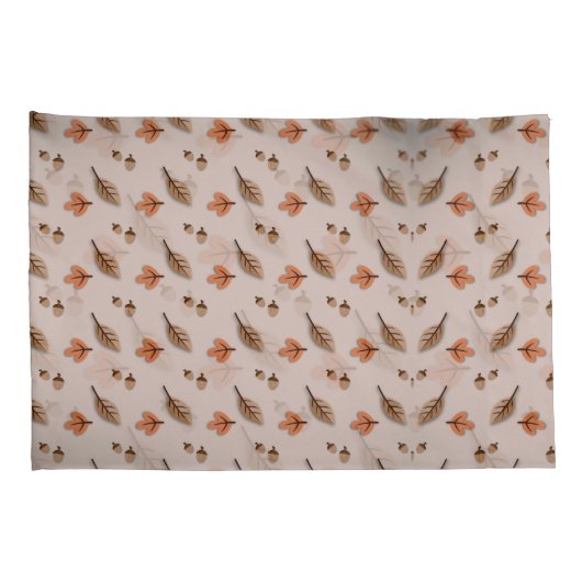 Autumn Pattern Pillowcases – Decorative Pillow Cov Kussensloop (Achterkant-Rechts)