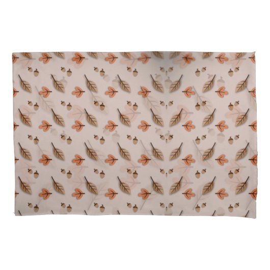 Autumn Pattern Pillowcases – Decorative Pillow Cov Kussensloop (Voorkant-Links)