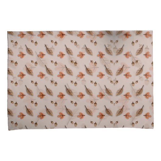 Autumn Pattern Pillowcases – Decorative Pillow Cov Kussensloop (Voorkant-Rechts)