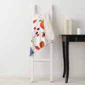 Autumn Pattern Sherpa Blanket Deken (In situ)