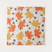 autumn pattern vintage seamless pattern wandkleed (Voorkant)