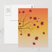 Autumn Perch Post Card Briefkaart (Voorkant / Achterkant)