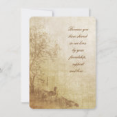 Autumn Pheasant Vow Renewal Kaart (Voorkant)