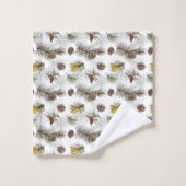 Autumn Pine Cones Bad Handdoek (Wasdoekje)