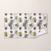 Autumn Pine Cones Bad Handdoek (Handdoek)