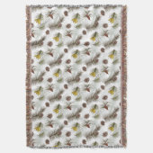 Autumn Pine Cones Deken (Voorkant Verticaal)