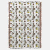 Autumn Pine Cones Deken (Voorkant Verticaal)