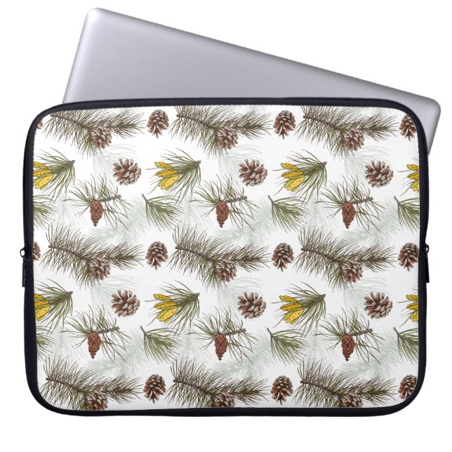 Autumn Pine Cones Laptop Sleeve (Voorkant)