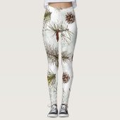 Autumn Pine Cones Leggings (Voorkant)