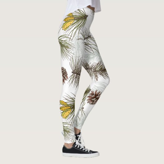 Autumn Pine Cones Leggings (Rechts)
