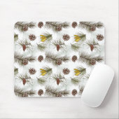 Autumn Pine Cones Muismat (Met muis)