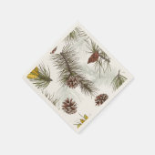 Autumn Pine Cones Servet (Hoek)