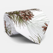 Autumn Pine Cones Stropdas (Opgerold)