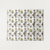 Autumn Pine Cones Wandkleed (Voorkant (horizontaal))