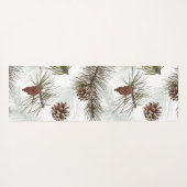 Autumn Pine Cones Yogamat (Achterkant (horizontaal))