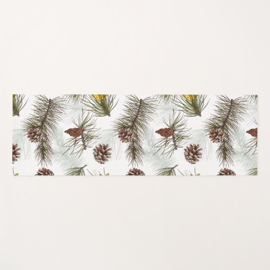 Autumn Pine Cones Yogamat (Voorkant (horizontaal))