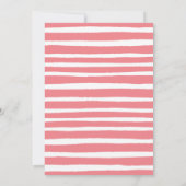 Autumn Pink Pumpkin het is een meisje-Baby shower  Kaart (Achterkant)