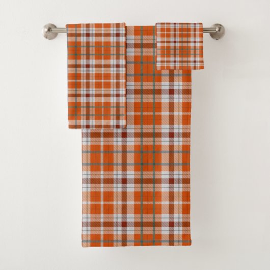 Autumn plaid bad handdoek (Insitu)