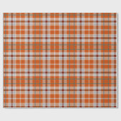 Autumn plaid cadeaupapier (Vlak)