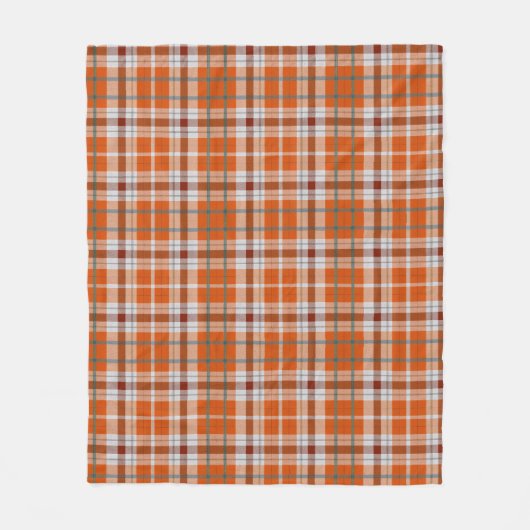 Autumn plaid fleece deken (Voorkant)