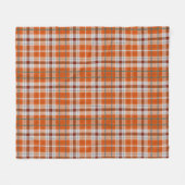 Autumn plaid fleece deken (Voorkant (Horizontaal))