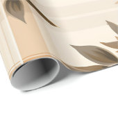 Autumn Plaid Gezellige Herfst Patroon Ontwerp Cadeaupapier (Rol Hoek)