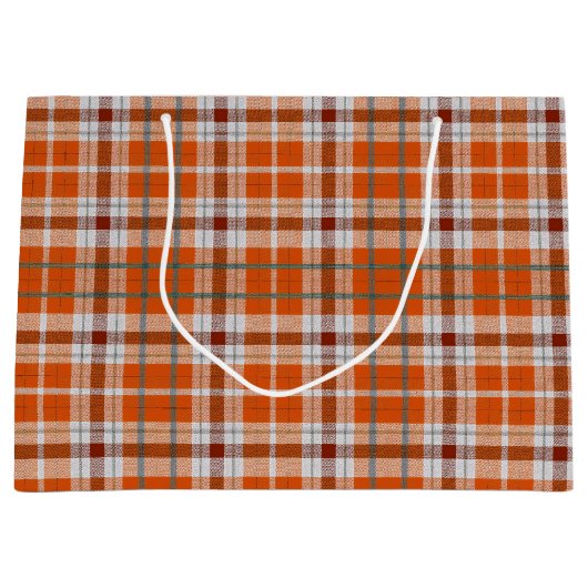 Autumn plaid groot cadeauzakje (Voorkant)