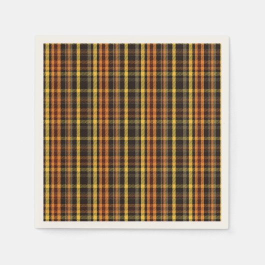 Autumn plaid servet (Voorkant)
