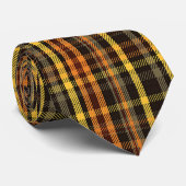 Autumn plaid stropdas (Opgerold)