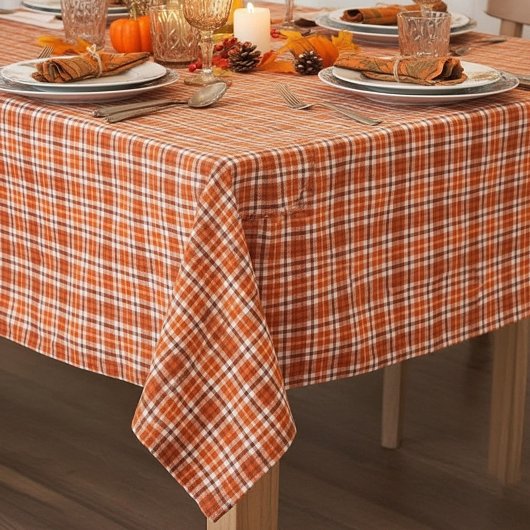 Autumn plaid tafelkleed
