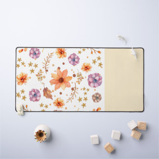 Autumn Plant Desk Pattern Bureaumat