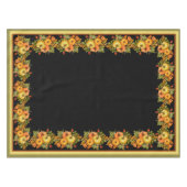 Autumn pomkins en eikenbladeren tafelkleed (Voorkant (Horizontaal))