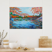 Autumn Pond Poster (Keuken)