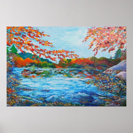 Autumn Pond Poster (Voorkant)