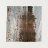 Autumn Pond Tapestry Wandkleed (Voorkant (horizontaal))