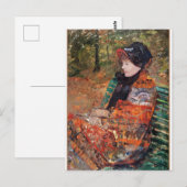 Autumn, Portrait of Lydia Cassatt; Briefkaart (Voorkant / Achterkant)