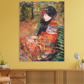 Autumn, Portrait of Lydia Cassatt; Canvas Afdruk (Insitu (Woonkamer))