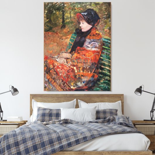 Autumn, Portrait of Lydia Cassatt; Canvas Afdruk (Insitu (Slaapkamer))