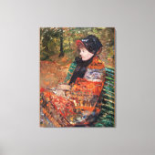 Autumn, Portrait of Lydia Cassatt; Canvas Afdruk (Voorkant)