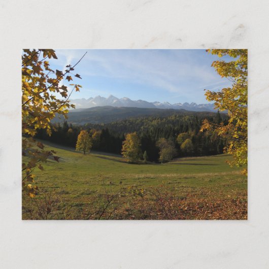 Autumn Poster Tatras Briefkaart (Voorkant)