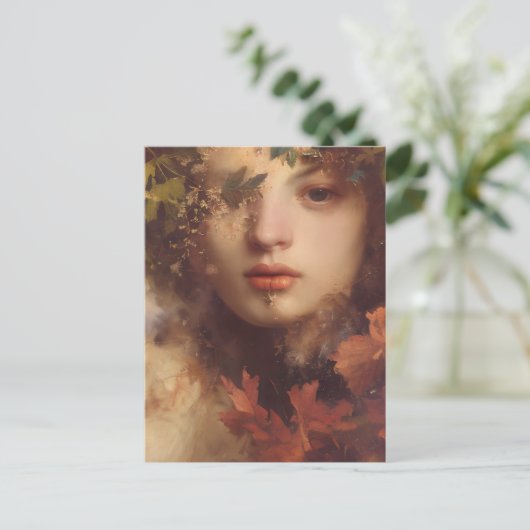 Autumn Princess Briefkaart (Staand voorkant)