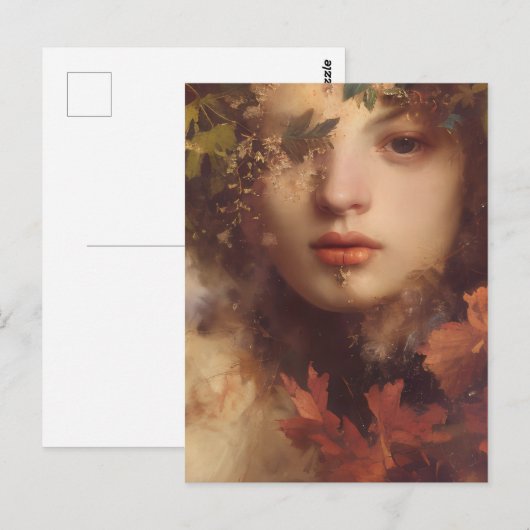 Autumn Princess Briefkaart (Voorkant / Achterkant)