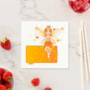 Autumn Princess Fairy Paper Napkins Servet