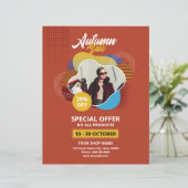 Autumn Promotional Sale Flyer Sjabloon (Staand voorkant)