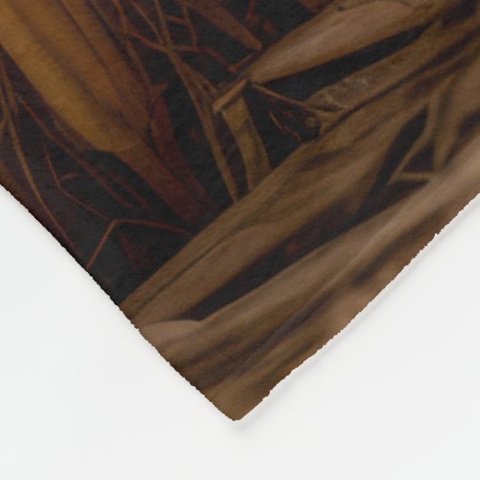 Autumn Pug Fleece Deken (Hoek)