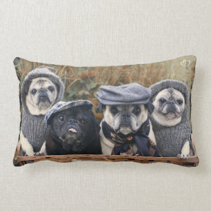 Autumn Pug Pillow Kussen