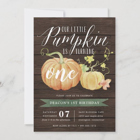 Autumn Pumpkin | Alle leeftijdstranspartners Kaart (Voorkant)
