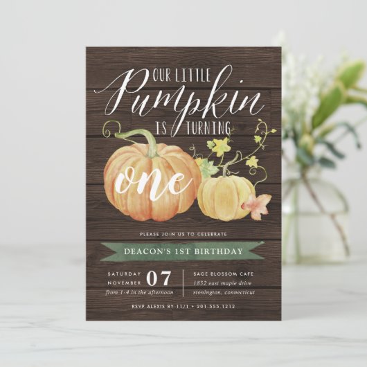 Autumn Pumpkin | Alle leeftijdstranspartners Kaart (Staand voorkant)