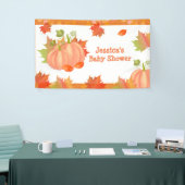 Autumn Pumpkin Baby shower Banner (Beurs)
