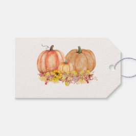 Autumn Pumpkin Baby Shower Favor Tags – Boho Fall Cadeaulabel
